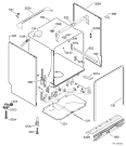 Схема №1 F77000W0P/AU с изображением Обшивка для электропосудомоечной машины Aeg 3282054604